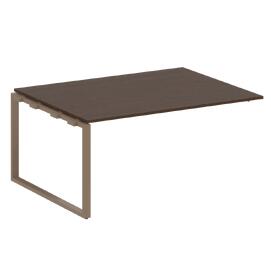 Офисная мебель Metal system Проходной элемент перег. стола на О-образном м/к БО.ППРГ-4 Венге Цаво/Мокко 1600х1235х750
