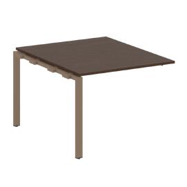 Офисная мебель Metal system Проходной элемент перег. стола на П-образном м/к БП.ППРГ-1 Венге Цаво/Мокко 1000х1235х750