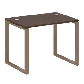Офисная мебель Metal system Стол письменный на О-образном м/к БО.СП-1 Венге Цаво/Мокко 1000х720х750