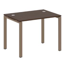Офисная мебель Metal system Стол письменный на П-образном м/к БП.СП-1 Венге Цаво/Мокко 1000х720х750