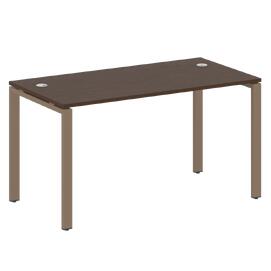 Офисная мебель Metal system Стол письменный на П-образном м/к БП.СП-3 Венге Цаво/Мокко 1400х720х750