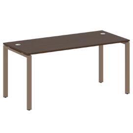 Офисная мебель Metal system Стол письменный на П-образном м/к БП.СП-4 Венге Цаво/Мокко 1600х720х750