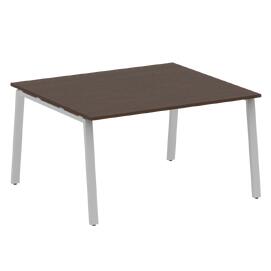 Офисная мебель Metal system Перег. стол (1 столешница) на А-образном м/к БА.ПРГ-1.3 Венге Цаво/Серый 1400х1235х750