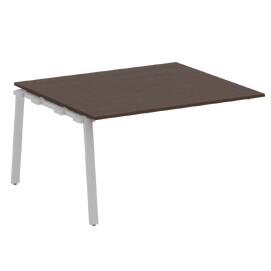 Офисная мебель Metal system Проходной элемент перег. стола на А-образном м/к БА.ППРГ-3 Венге Цаво/Серый 1400х1235х750
