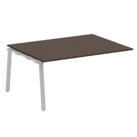 Офисная мебель Metal system Проходной элемент перег. стола на А-образном м/к БА.ППРГ-4 Венге Цаво/Серый 1600х1235х750