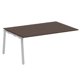 Офисная мебель Metal system Проходной элемент перег. стола на А-образном м/к БА.ППРГ-5 Венге Цаво/Серый 1800х1235х750