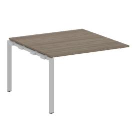 Офисная мебель Metal system Проходной элемент перег. стола на П-образном м/к БП.ППРГ-2 Вяз Благородный/Серый 1200х1235х750