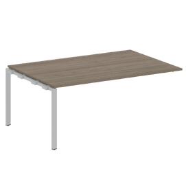 Офисная мебель Metal system Проходной элемент перег. стола на П-образном м/к БП.ППРГ-5 Вяз Благородный/Серый 1800х1235х750