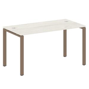 Офисная мебель Метал Систем Стол письменный на П-образном м/к БП.СП-3 Дуб наварра/Серый 1400х720х750 (156036)