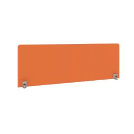 Офисная мебель Metal system Экран тканевый для стола Б.ТЭКР-3 Оранжевый 1250х450х22