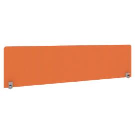 Офисная мебель Metal system Экран тканевый для стола Б.ТЭКР-5 Оранжевый 1650х450х22