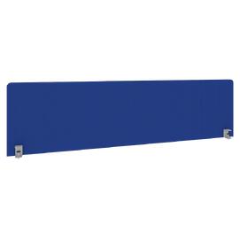 Офисная мебель Metal system Экран тканевый для стола Б.ТЭКР-5 Синий 1650х450х22
