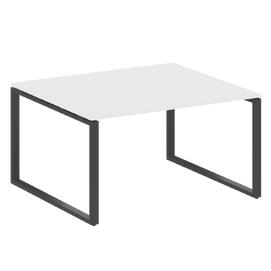 Офисная мебель Metal system Перег. стол (1 столешница) на О-образном м/к БО.ПРГ-1.3 Белый/Антрацит 1400х1235х750