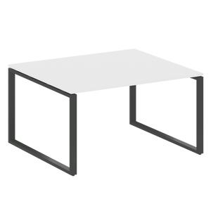 Офисная мебель Метал Систем Перег. стол (1 столешница) на О-образном м/к БО.ПРГ-1.3 Дуб наварра/Белый 1400х1235х750 (155628)