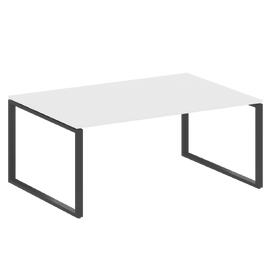 Офисная мебель Metal system Перег. стол (1 столешница) на О-образном м/к БО.ПРГ-1.5 Белый/Антрацит 1800х1235х750