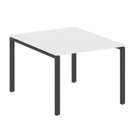 Офисная мебель Metal system Перег. стол (1 столешница) на П-образном м/к БП.ПРГ-1.1 Белый/Антрацит 1000х1235х750