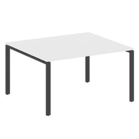 Офисная мебель Metal system Перег. стол (1 столешница) на П-образном м/к БП.ПРГ-1.3 Белый/Антрацит 1400х1235х750