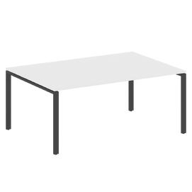 Офисная мебель Metal system Перег. стол (1 столешница) на П-образном м/к БП.ПРГ-1.5 Белый/Антрацит 1800х1235х750