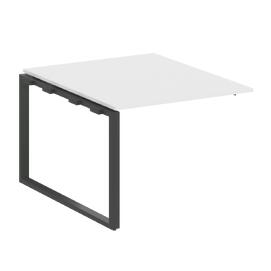 Офисная мебель Metal system Проходной элемент перег. стола на О-образном м/к БО.ППРГ-1 Белый/Антрацит 1000х1235х750