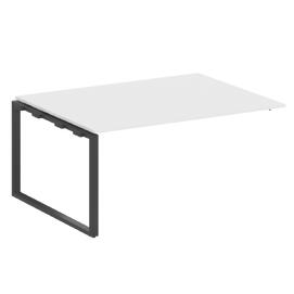 Офисная мебель Metal system Проходной элемент перег. стола на О-образном м/к БО.ППРГ-4 Белый/Антрацит 1600х1235х750