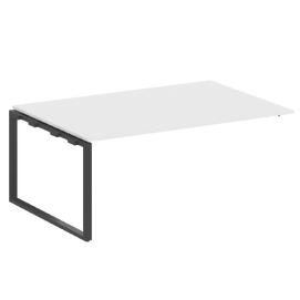 Офисная мебель Metal system Проходной элемент перег. стола на О-образном м/к БО.ППРГ-5 Белый/Антрацит 1800х1235х750