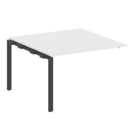 Офисная мебель Metal system Проходной элемент перег. стола на П-образном м/к БП.ППРГ-2 Белый/Антрацит 1200х1235х750