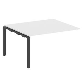 Офисная мебель Metal system Проходной элемент перег. стола на П-образном м/к БП.ППРГ-3 Белый/Антрацит 1400х1235х750