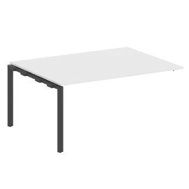 Офисная мебель Metal system Проходной элемент перег. стола на П-образном м/к БП.ППРГ-4 Белый/Антрацит 1600х1235х750