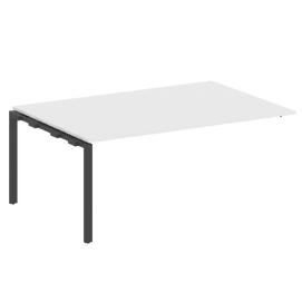 Офисная мебель Metal system Проходной элемент перег. стола на П-образном м/к БП.ППРГ-5 Белый/Антрацит 1800х1235х750
