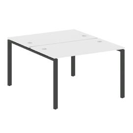 Офисная мебель Metal system Р. ст. на П-образном м/к БП.РАС-СП-2.2 Белый/Антрацит 1200х1475х750