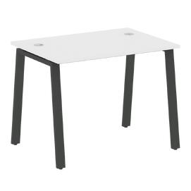Офисная мебель Metal system Стол письменный на А-образном м/к БА.СП-1 Белый/Антрацит 1000х720х750