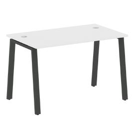 Офисная мебель Metal system Стол письменный на А-образном м/к БА.СП-2 Белый/Антрацит 1200х720х750