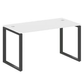 Офисная мебель Metal system Стол письменный на О-образном м/к БО.СП-3 Белый/Антрацит 1400х720х750