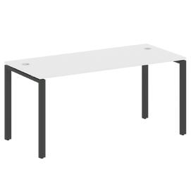 Офисная мебель Metal system Стол письменный на П-образном м/к БП.СП-4 Белый/Антрацит 1600х720х750