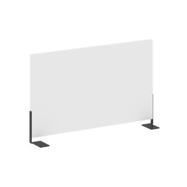 Офисная мебель Metal system Экран для стола боковой Б.ЭКР-60 Белый/Антрацит 600х348х18