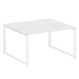 Офисная мебель Metal system Перег. стол (1 столешница) на О-образном м/к БО.ПРГ-1.3 Белый/Белый 1400х1235х750