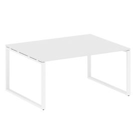 Офисная мебель Metal system Перег. стол (1 столешница) на О-образном м/к БО.ПРГ-1.4 Белый/Белый 1600х1235х750