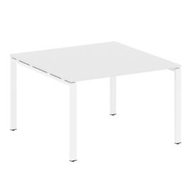 Офисная мебель Metal system Перег. стол (1 столешница) на П-образном м/к БП.ПРГ-1.2 Белый/Белый 1200х1235х750