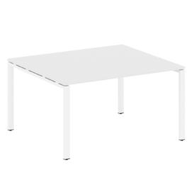 Офисная мебель Metal system Перег. стол (1 столешница) на П-образном м/к БП.ПРГ-1.3 Белый/Белый 1400х1235х750