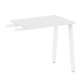 Офисная мебель Metal system Приставной элемент на А-образном м/к БА.ПР-2 Белый/Белый 800х600х750