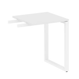 Офисная мебель Metal system Приставной элемент на О-образном м/к БО.ПР-1 Белый/Белый 600х600х750
