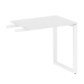 Офисная мебель Metal system Приставной элемент на О-образном м/к БО.ПР-2 Белый/Белый 800х600х750