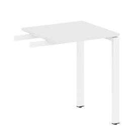 Офисная мебель Metal system Приставной элемент на П-образном м/к БП.ПР-1 Белый/Белый 600х600х750