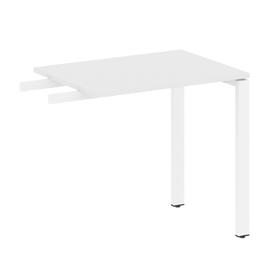 Офисная мебель Metal system Приставной элемент на П-образном м/к БП.ПР-2 Белый/Белый 800х600х750