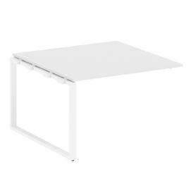 Офисная мебель Metal system Проходной элемент перег. стола на О-образном м/к БО.ППРГ-2 Белый/Белый 1200х1235х750