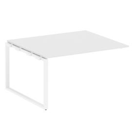 Офисная мебель Metal system Проходной элемент перег. стола на О-образном м/к БО.ППРГ-3 Белый/Белый 1400х1235х750