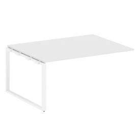 Офисная мебель Metal system Проходной элемент перег. стола на О-образном м/к БО.ППРГ-4 Белый/Белый 1600х1235х750