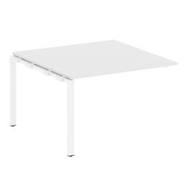 Офисная мебель Metal system Проходной элемент перег. стола на П-образном м/к БП.ППРГ-2 Белый/Белый 1200х1235х750