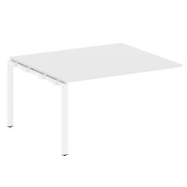 Офисная мебель Metal system Проходной элемент перег. стола на П-образном м/к БП.ППРГ-3 Белый/Белый 1400х1235х750