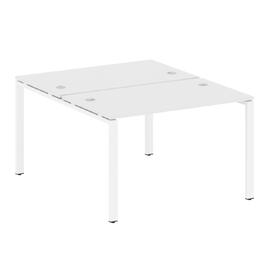 Офисная мебель Metal system Р. ст. на П-образном м/к БП.РАС-СП-2.2 Белый/Белый 1200х1475х750